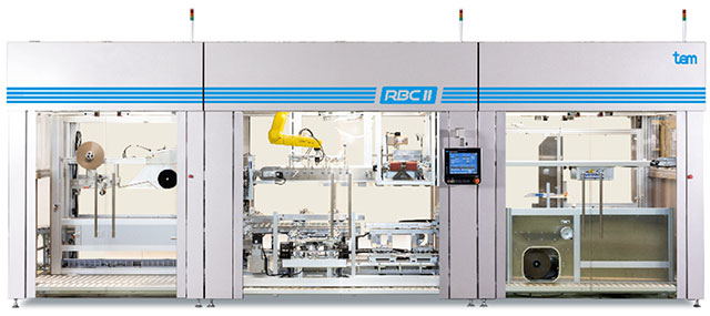 写真4. 「RBCⅡ段ボールケーサー」